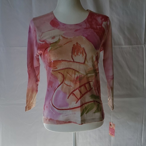 marshall field's Tops - Vintage Marshall Fields women's top size L